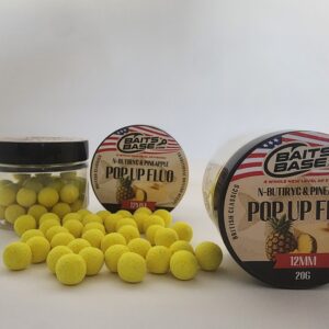 BaitsBase N-Butiryc & Pineapple 12mm pop-up boilie 20gr