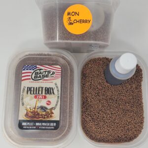 BaitsBase Mon Cherry pellet & liqvid 400gr 2mm