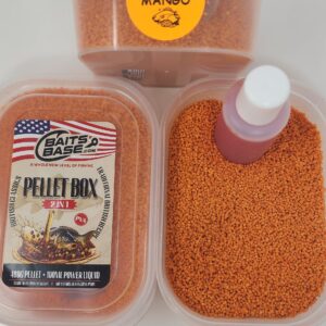 BaitsBase Halibut-Mango pellet & liqvid 400gr 2mm