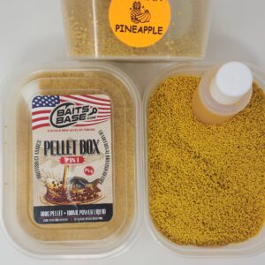 BaitsBase Banana-Pineapple pellet&liqvid 400gr 2mm