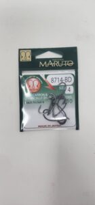 Maruto hook black nickel size 4