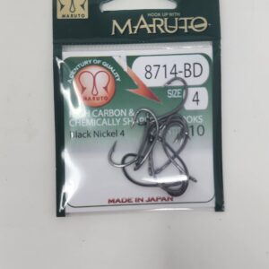 Maruto hook black nickel size 4