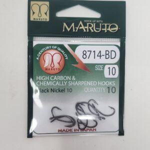 Maruto hook black nickel size 10