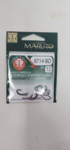 Maruto hook black nickel size 12