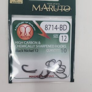 Maruto hook black nickel size 12